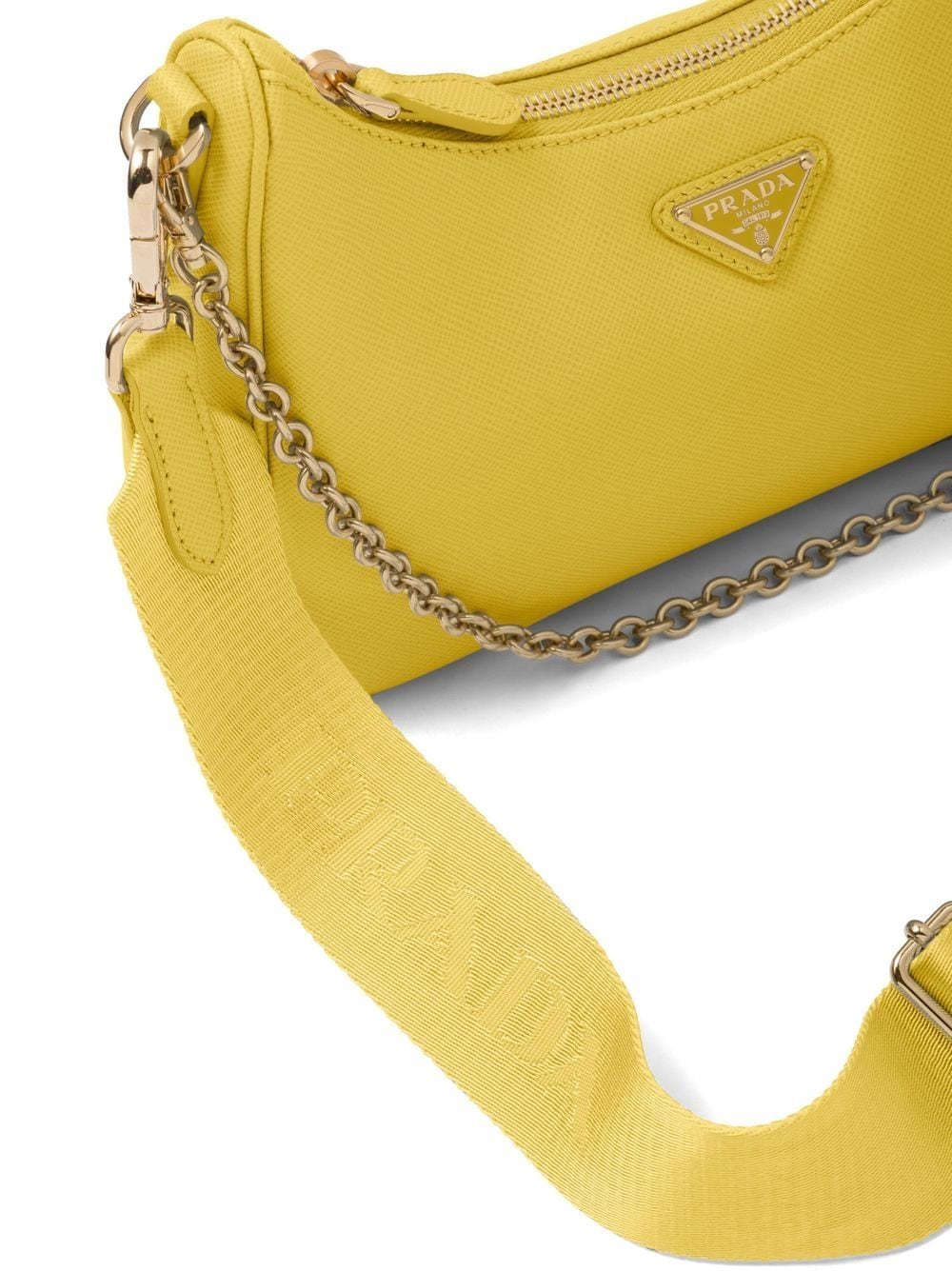 Pra*a re-edition 2005 leather shoulder bag