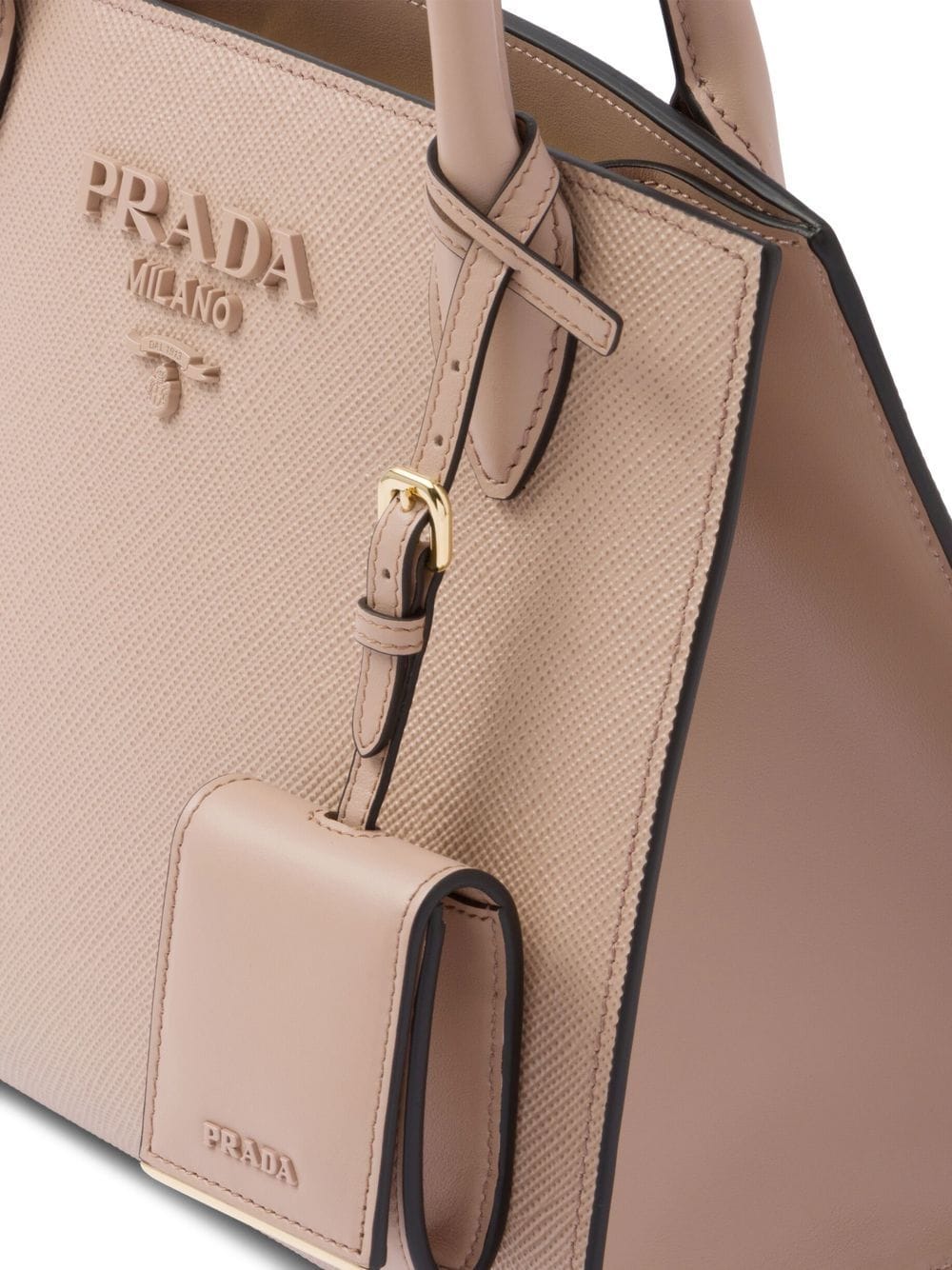 Pra*a saffiano leather bag