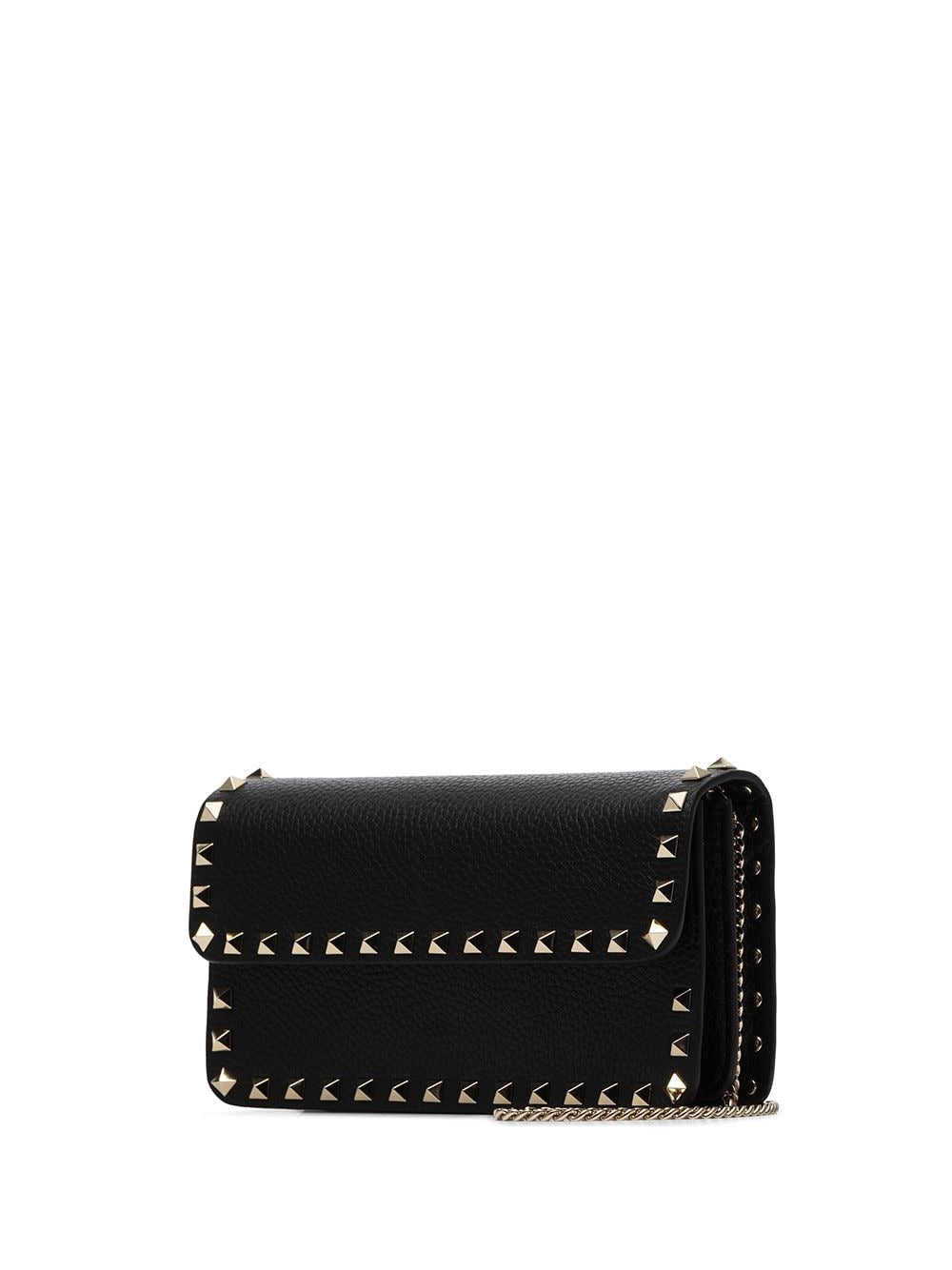 Valentino Garavani Rockstud leather clutch bag