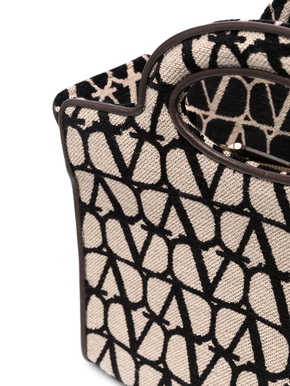 Valentino Garavani Le Troisième Toile Iconographe leather tote bag
