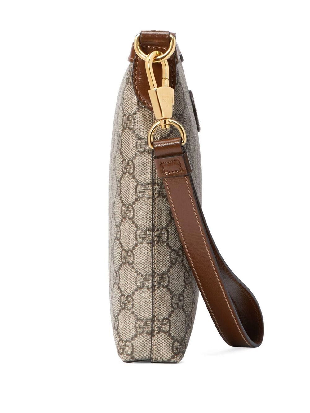 G*u*i interlocking g-print clutch bag