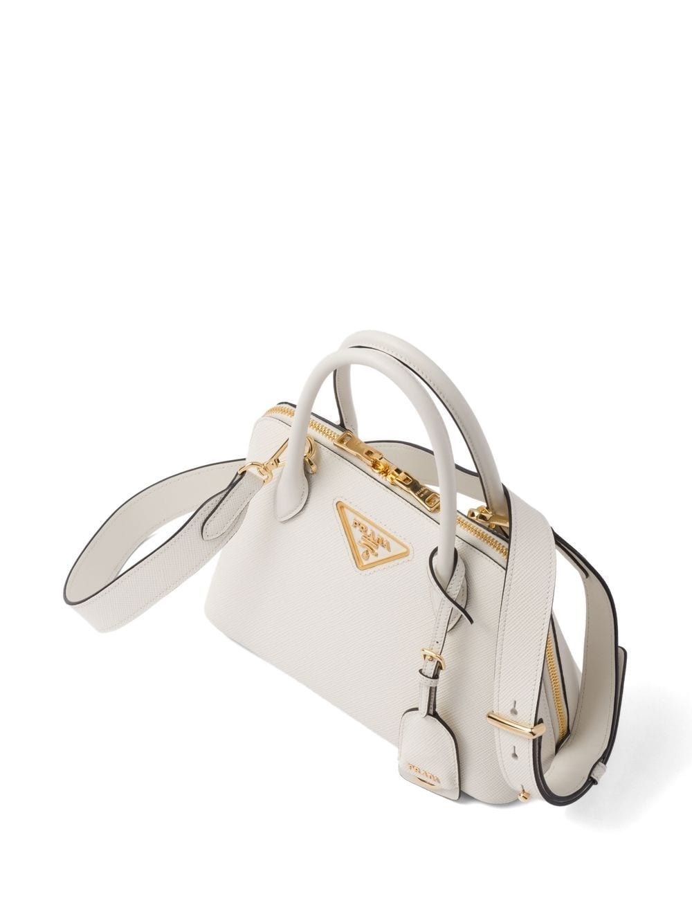 Pra*a promenade saffiano leather bag