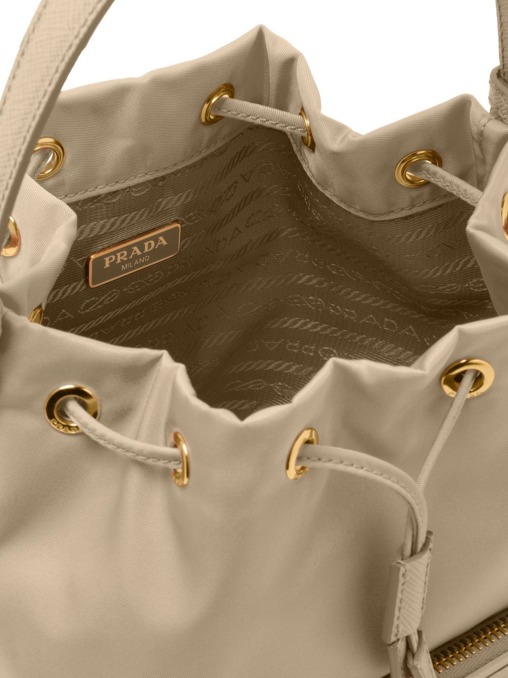 Pra*a re-nylon bucket bag