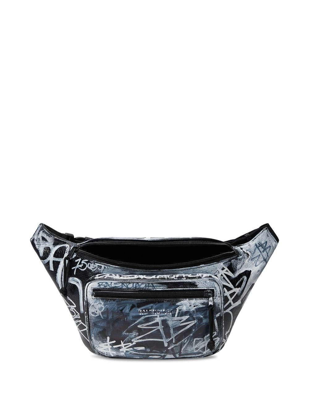 Ba*len*cia*ga explorer graffiti-printed belt bag