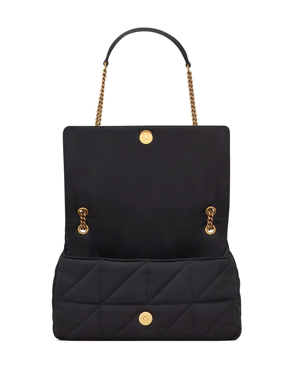 Saint Laurent logo-plaque padded shoulder bag