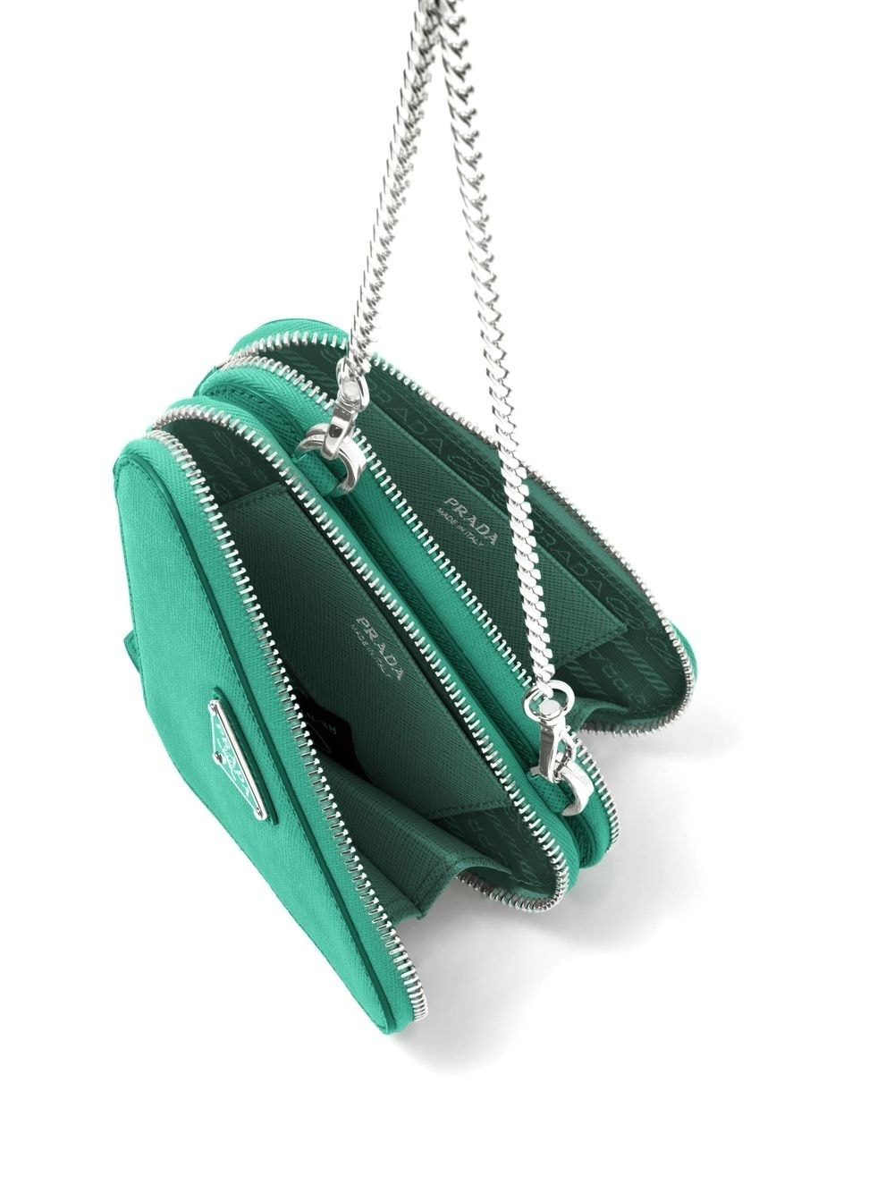 Pra*a mini triangle crossbody bag