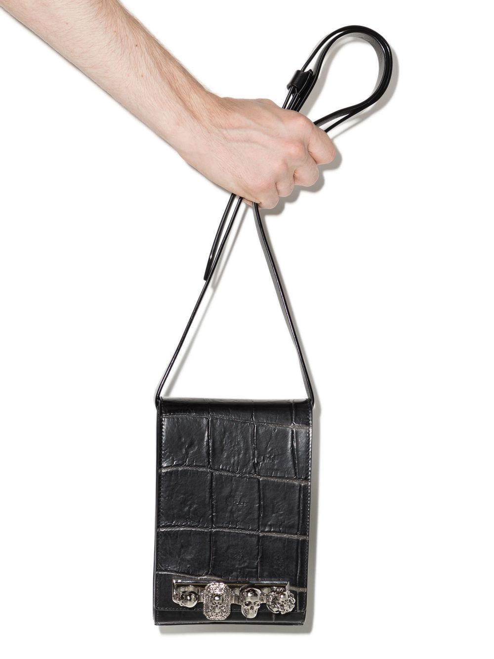 Alexander McQueen small Four Ring crossbody bag