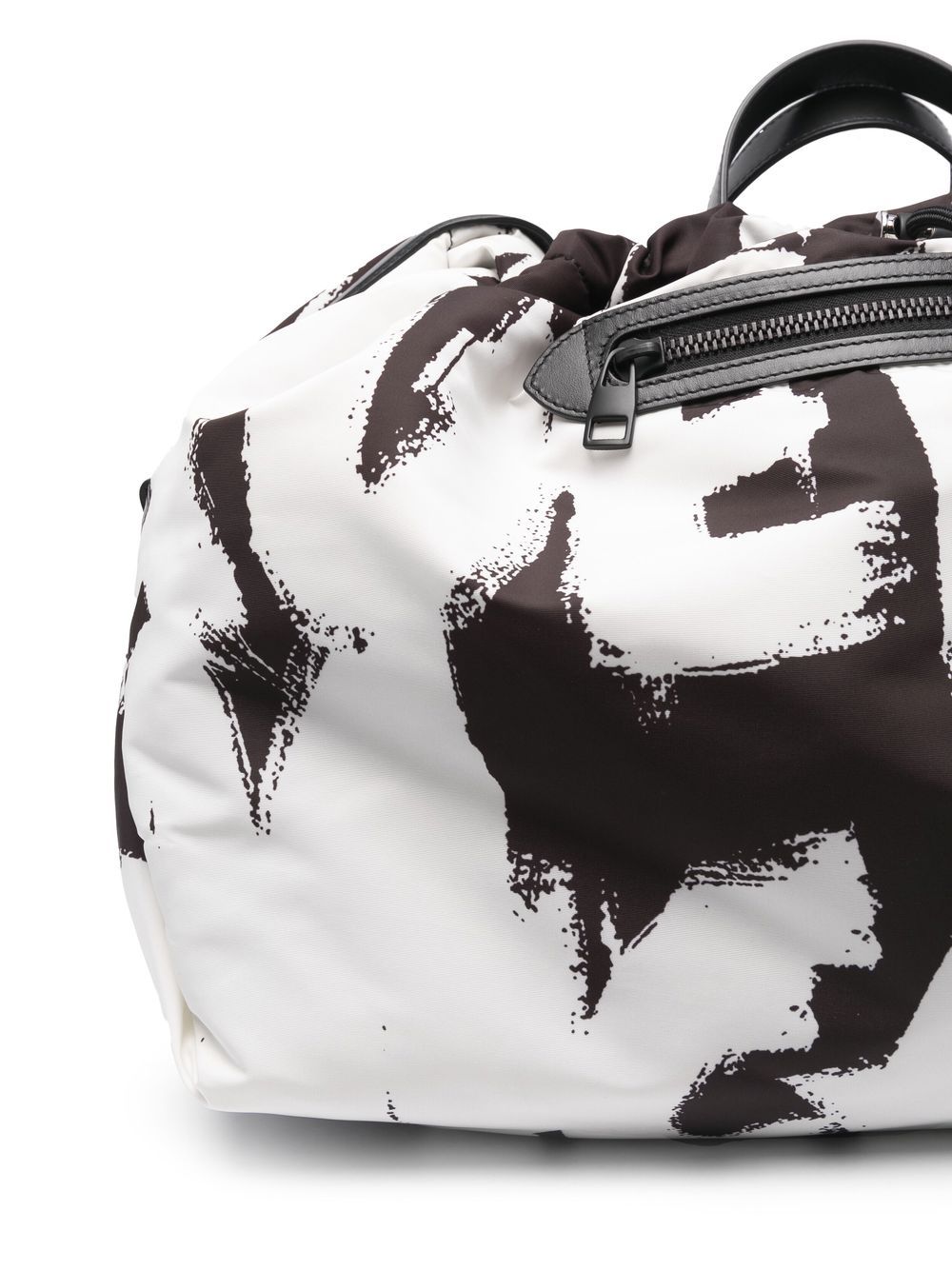 Alexander McQueen graffiti logo-print tote bag