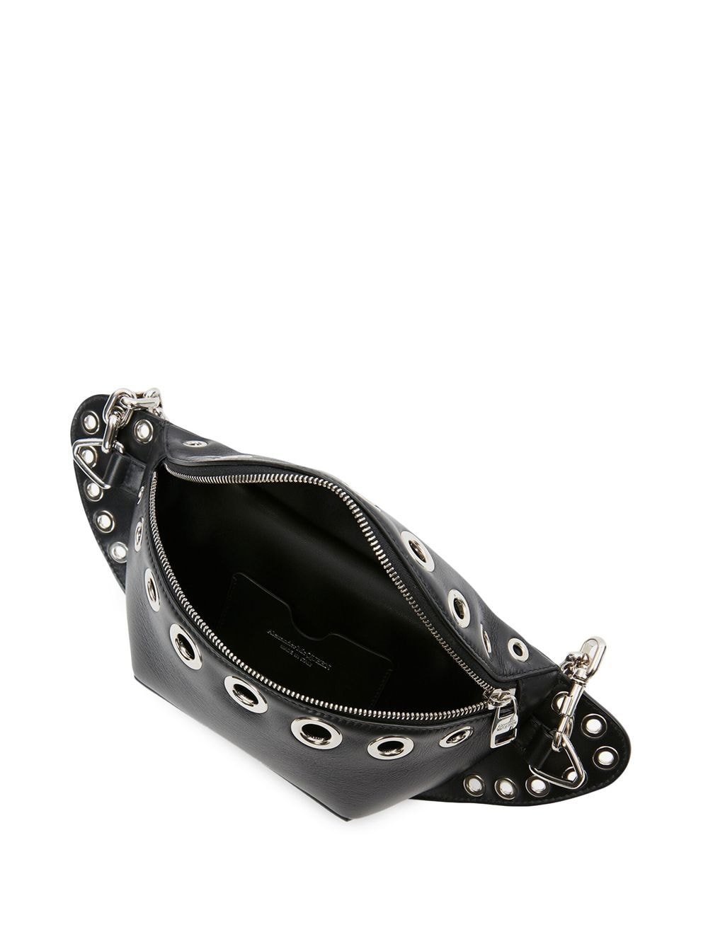 Alexander McQueen Biker punch-holes belt bag