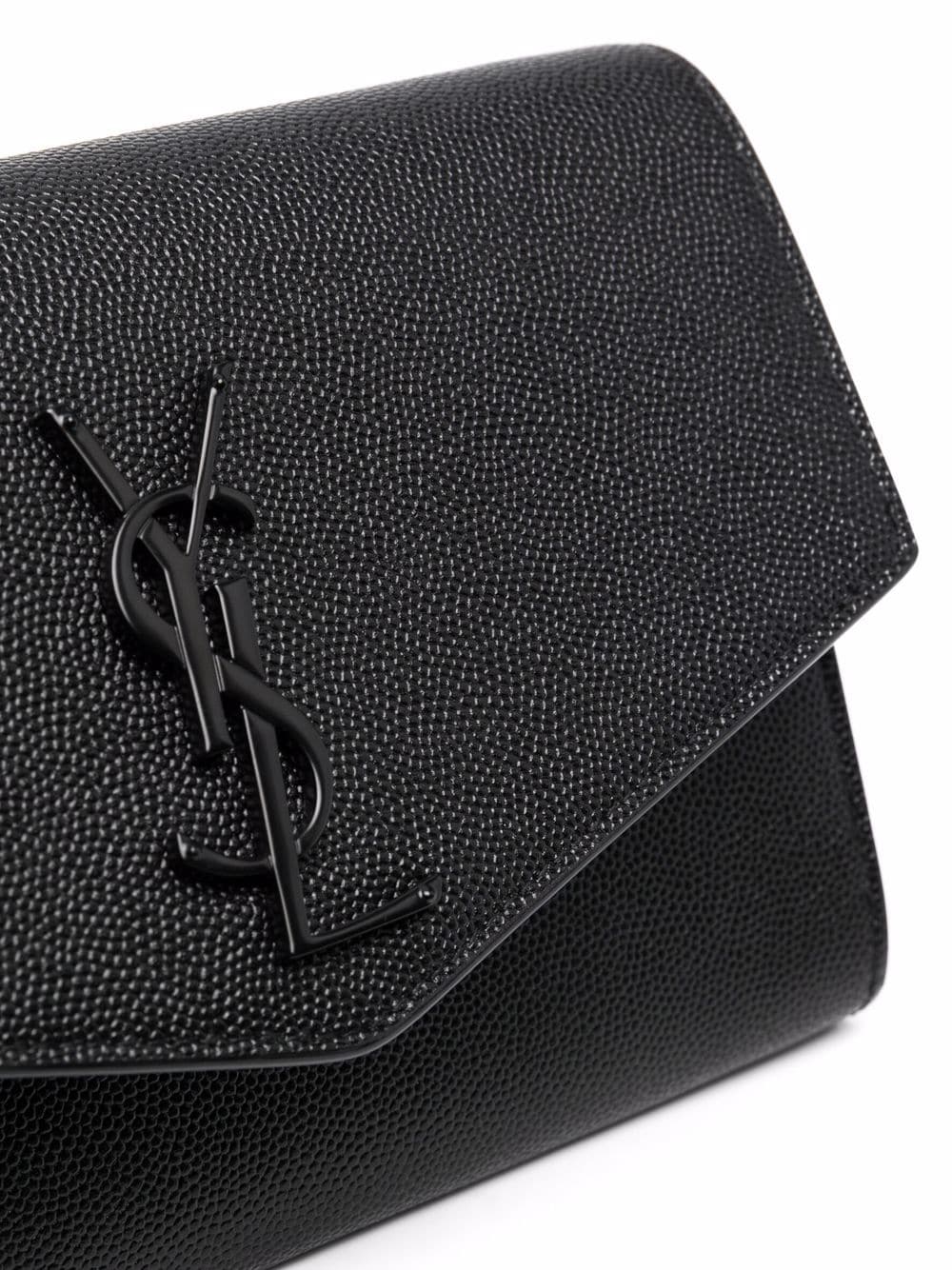 Saint Laurent envelope leather clutch bag
