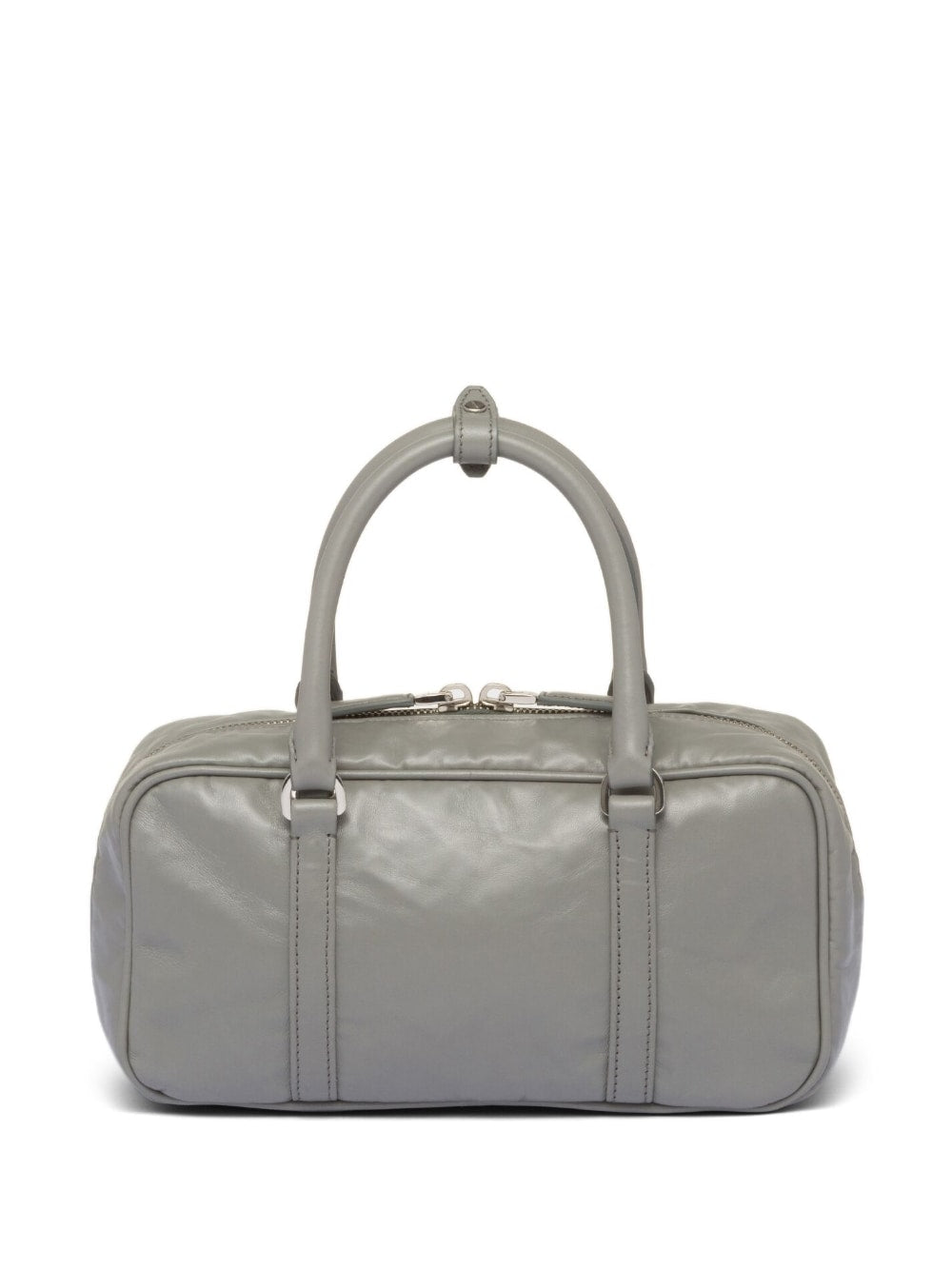 Pra*a small leather top handle bag