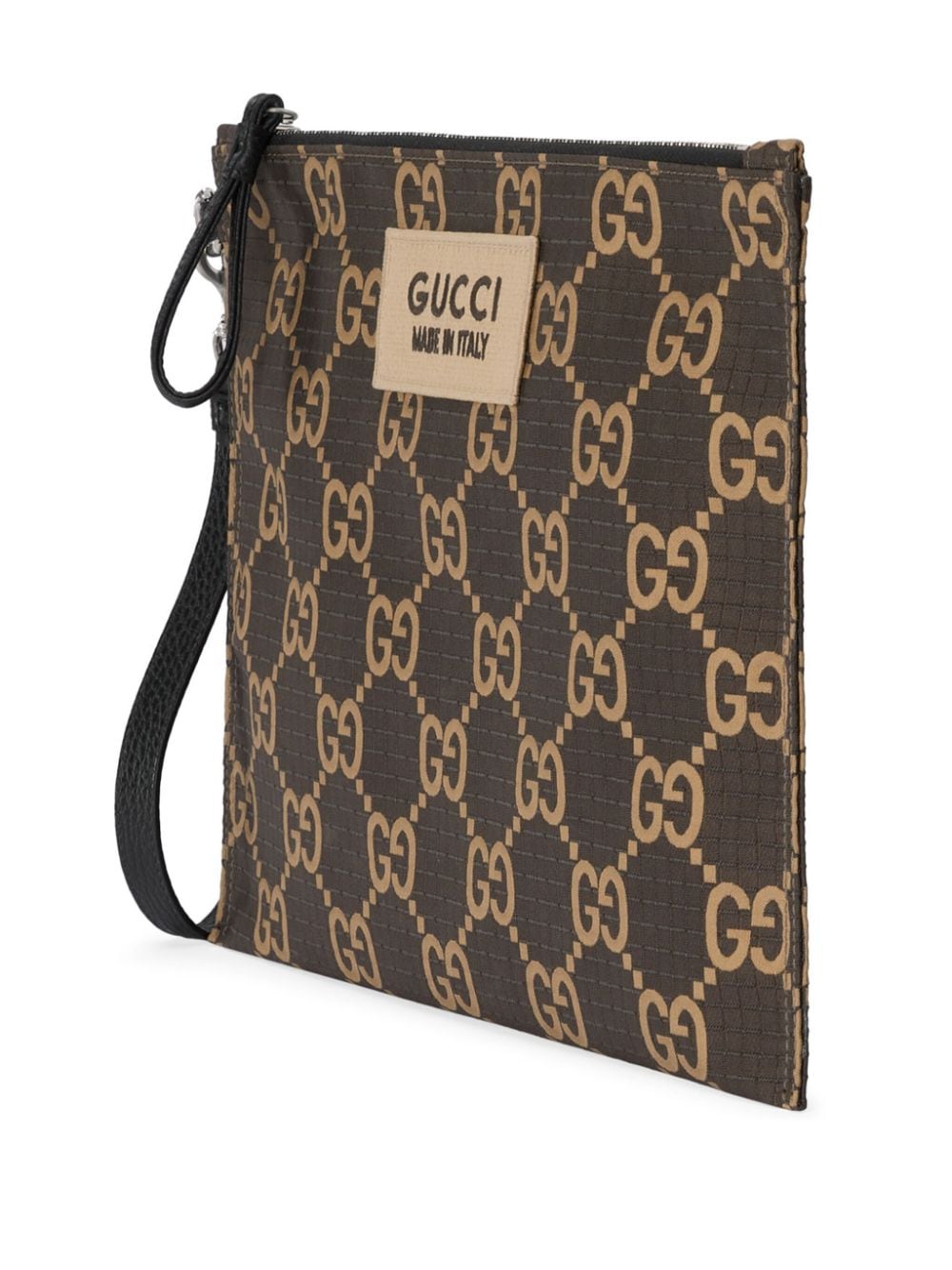 G*u*i gg recycled polyester clutch