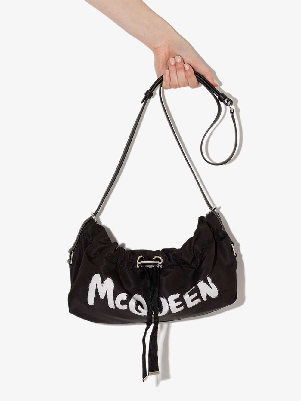 Alexander McQueen mini Bundle drawstring crossbody bag