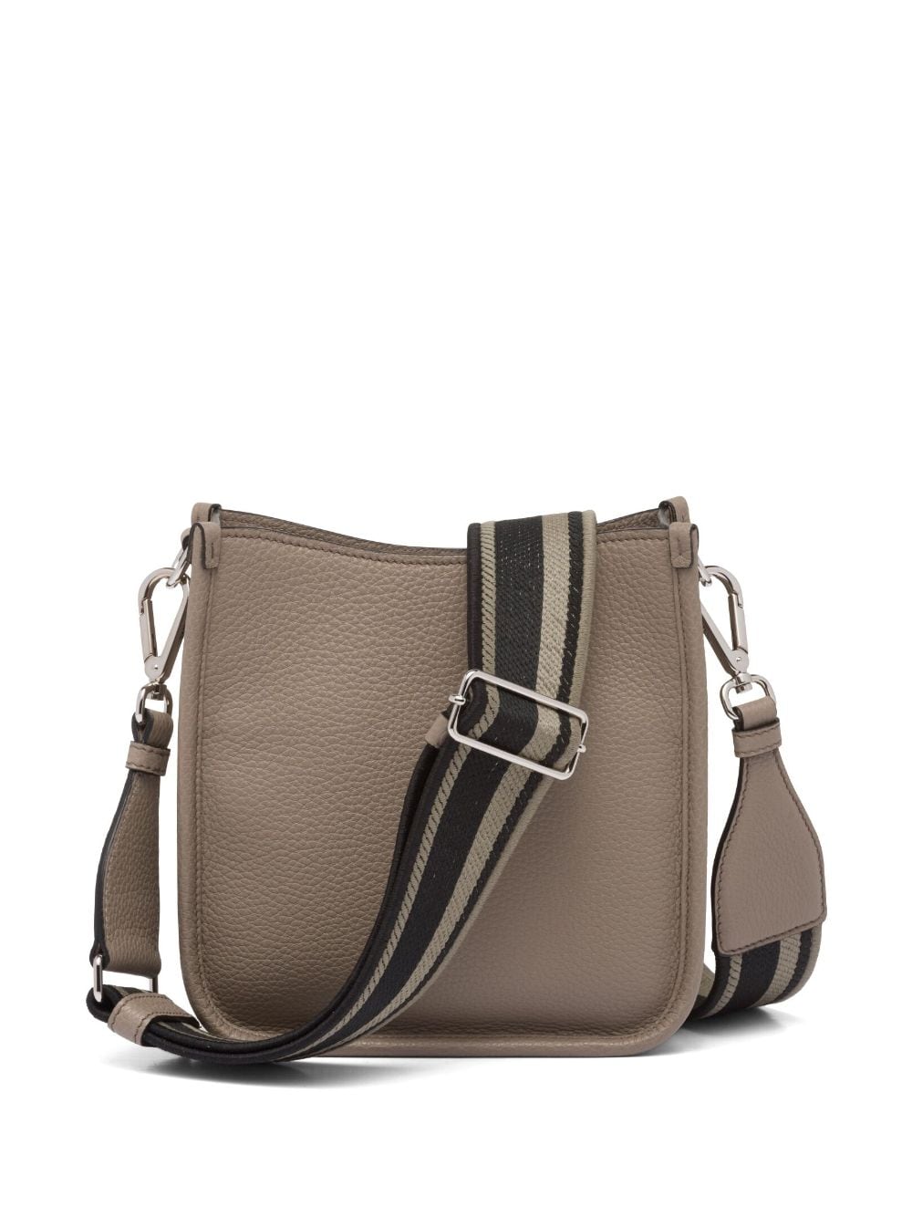 Pra*a mini logo-plaque shoulder bag