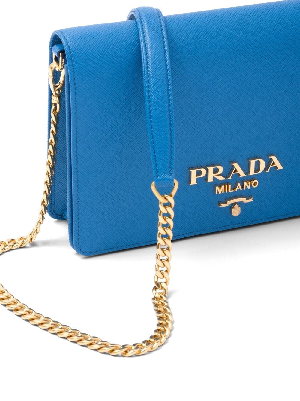 Pra*a logo plaque crossbody bag