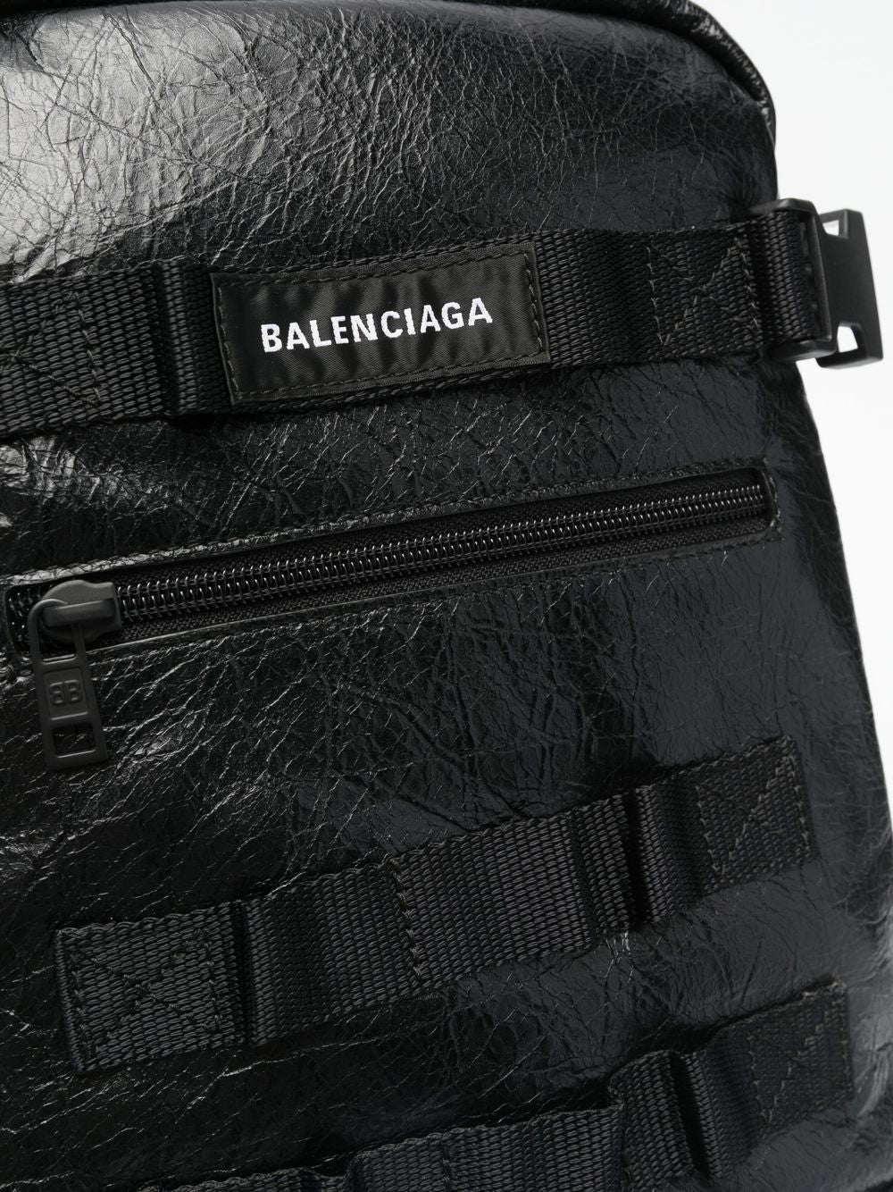 Ba*len*cia*ga army space logo backpack
