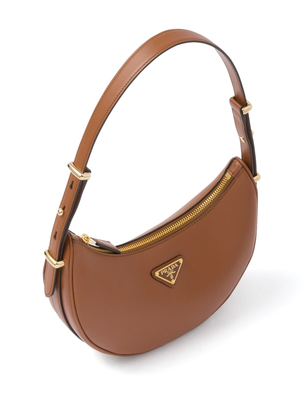 Pra*a arqué leather shoulder bag