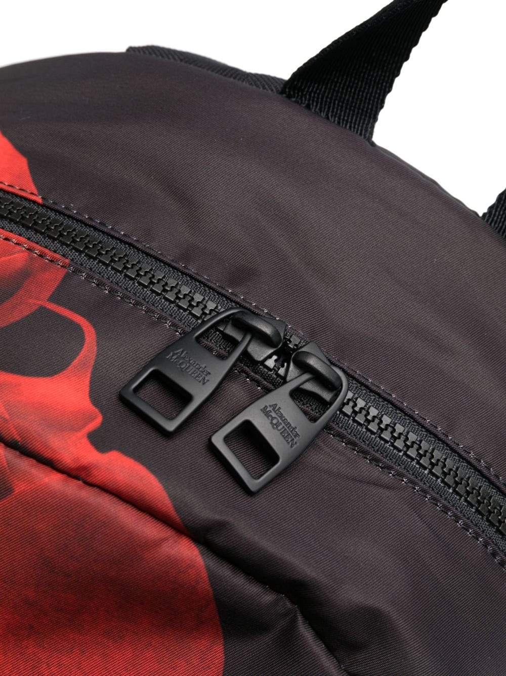 Alexander McQueen logo abstract-pattern print backpack