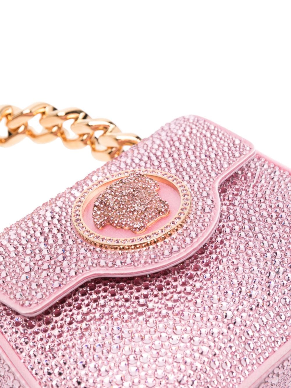 Versace Le Medusa crystal-embellished tote bag