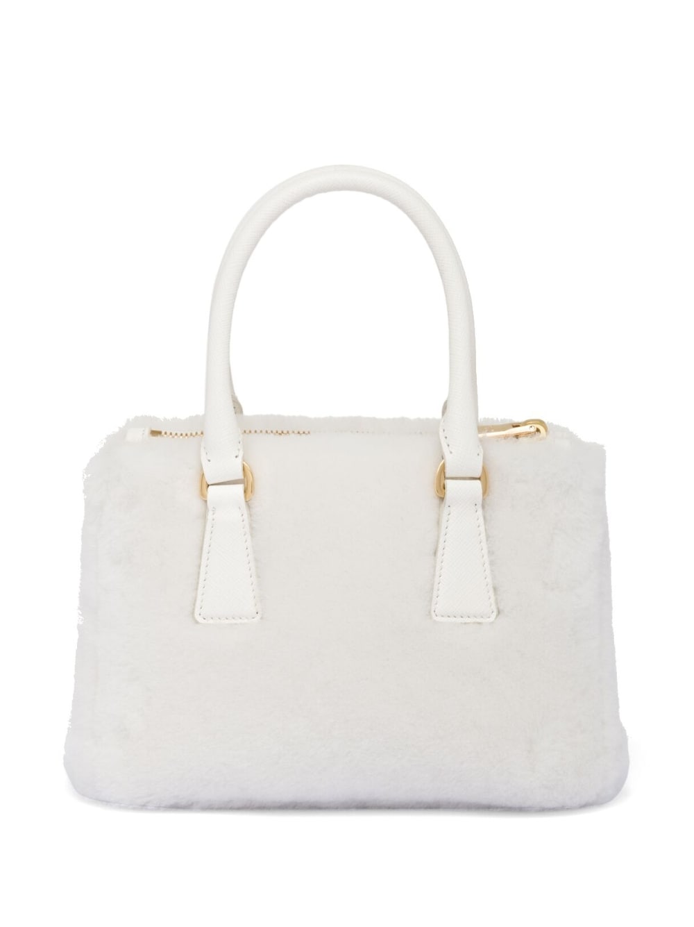 Pra*a galleria shearling mini bag