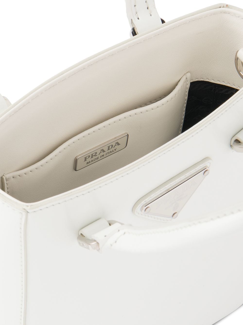 Pra*a small triangle plaque tote