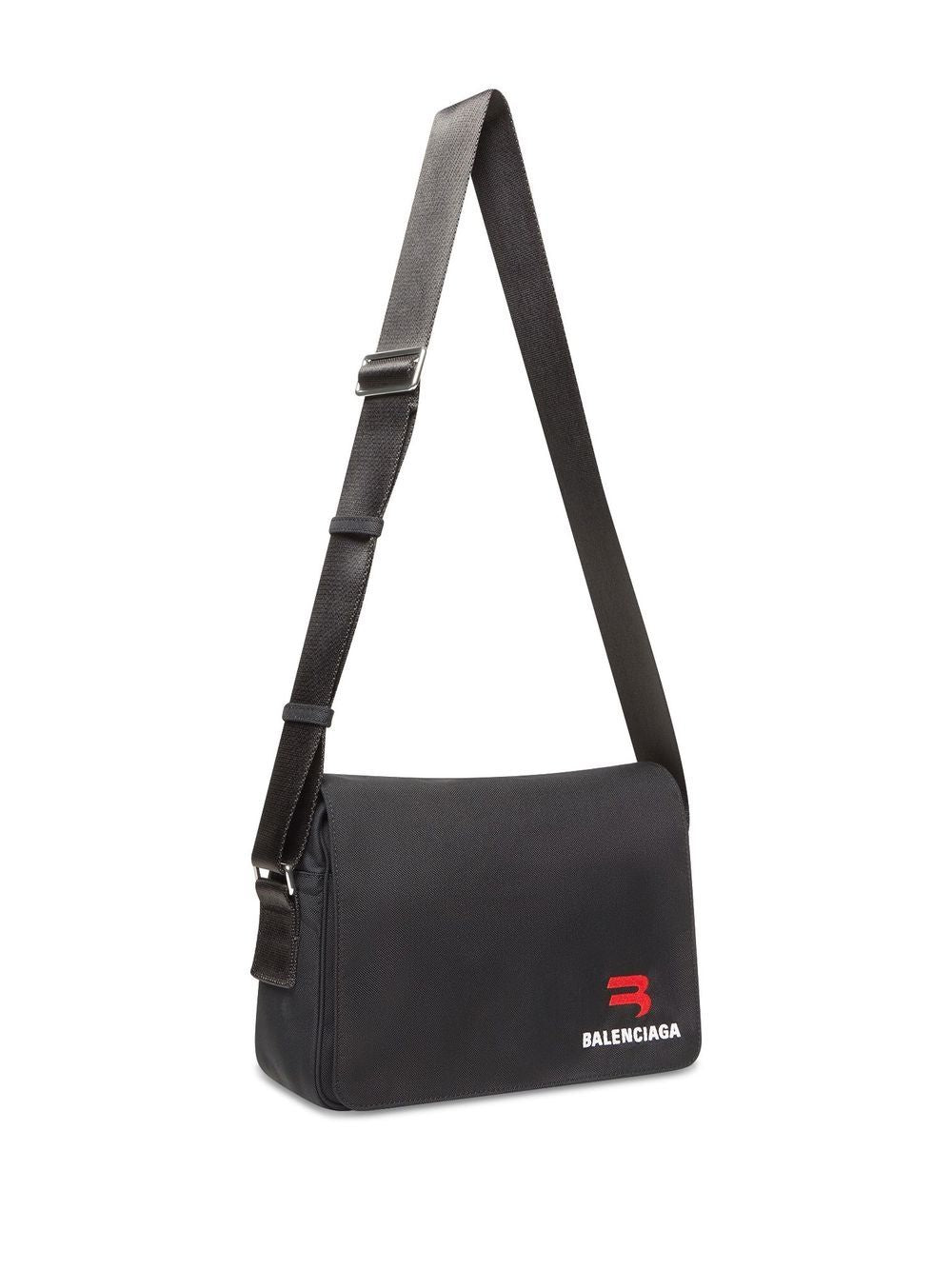 Ba*len*cia*ga explorer logo-print messenger bag