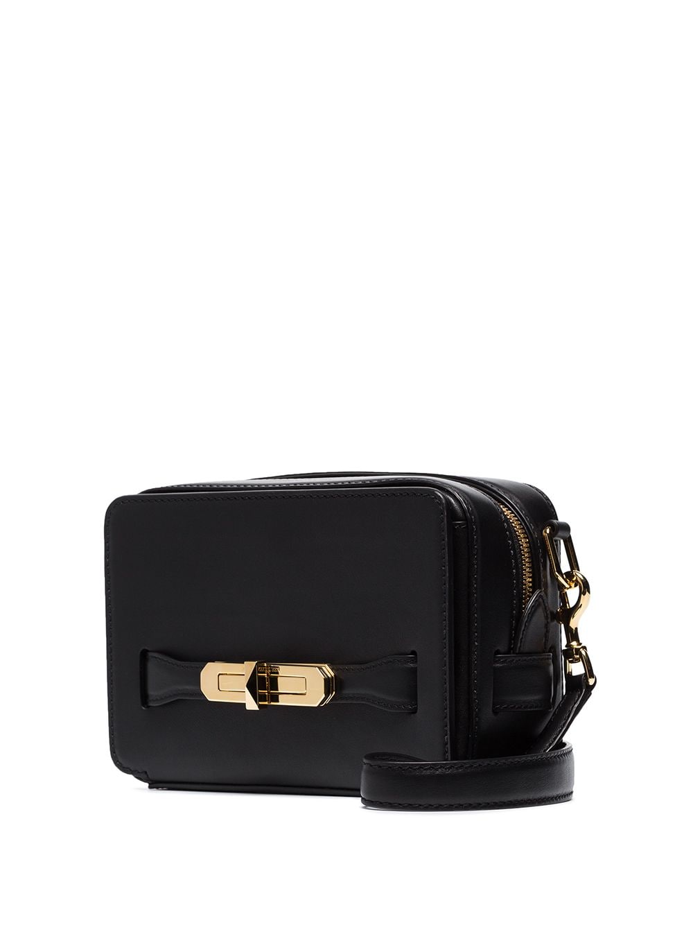 Alexander McQueen lock camera bag