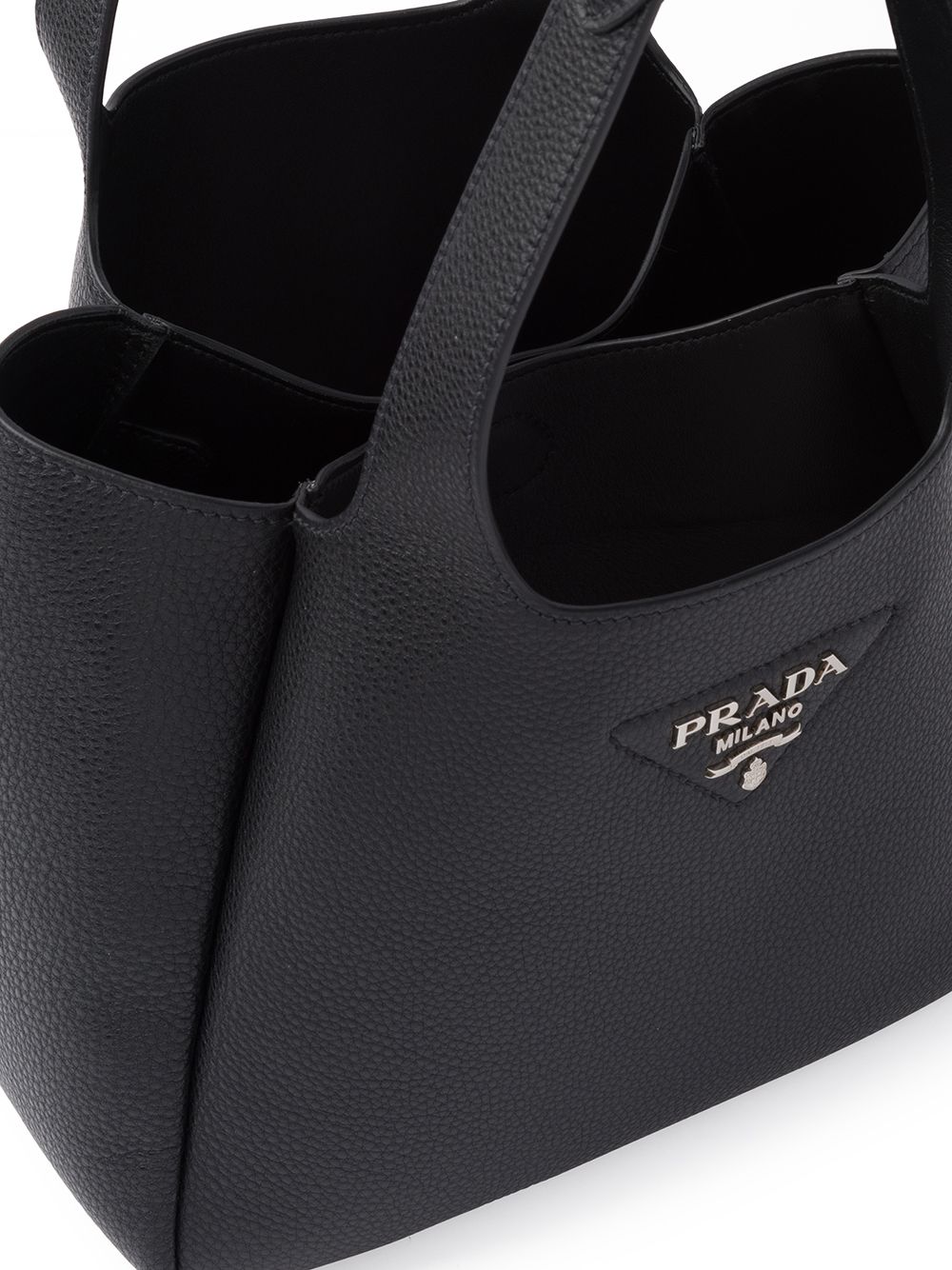 Pra*a logo-plaque tote bag