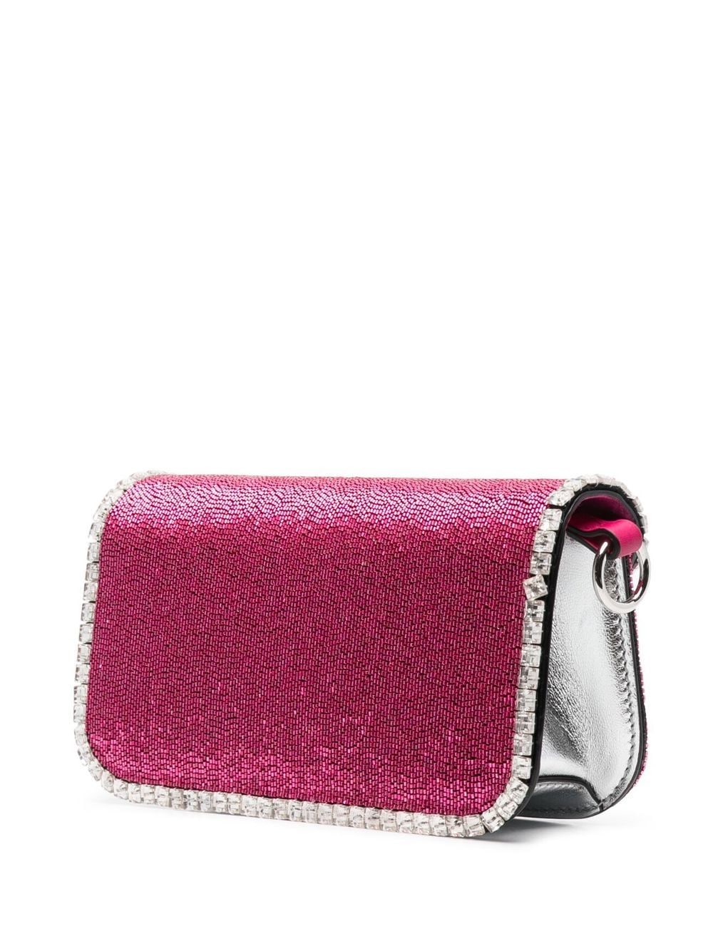 Valentino Garavani VLogo sequinned clutch bag