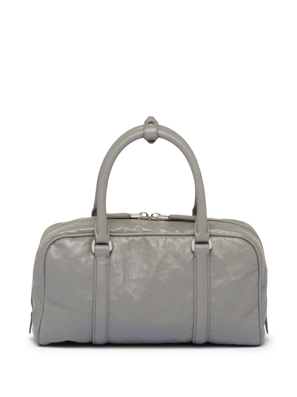 Pra*a multi-pocket leather tote bag