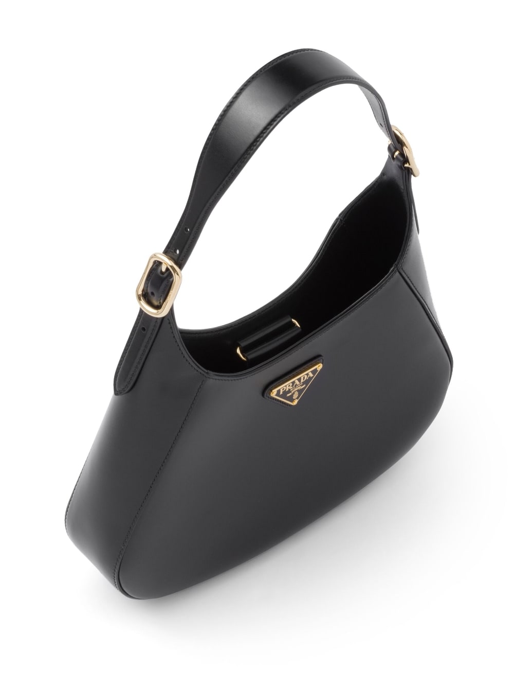 Pra*a leather shoulder bag