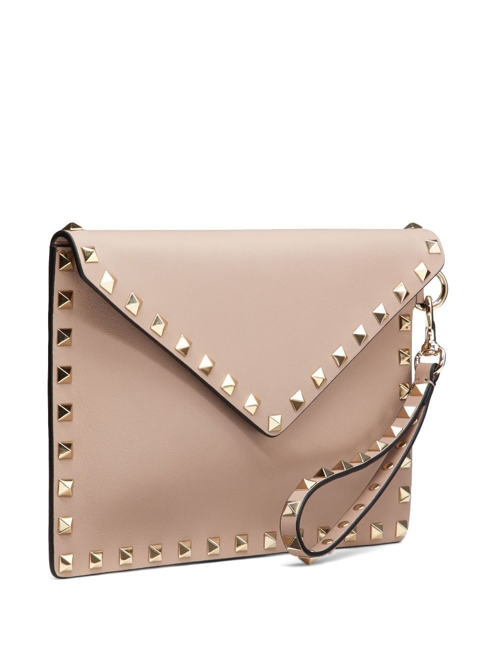 Valentino Garavani Rockstud leather clutch bag