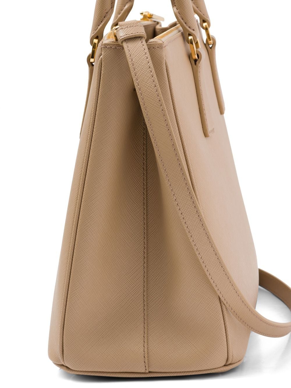 Pra*a large galleria leather tote bag