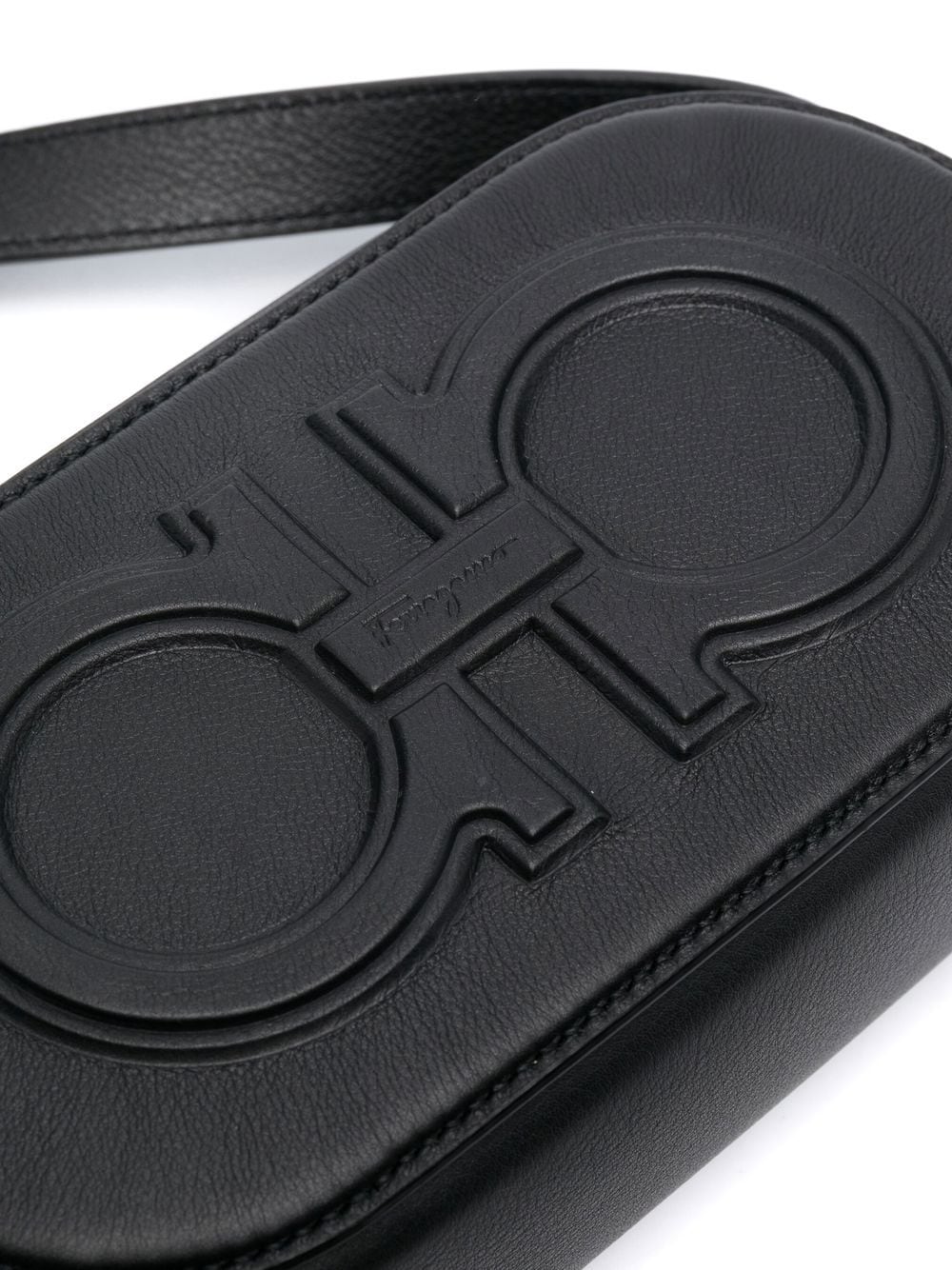 Ferragamo Gancini-detail shoulder bag