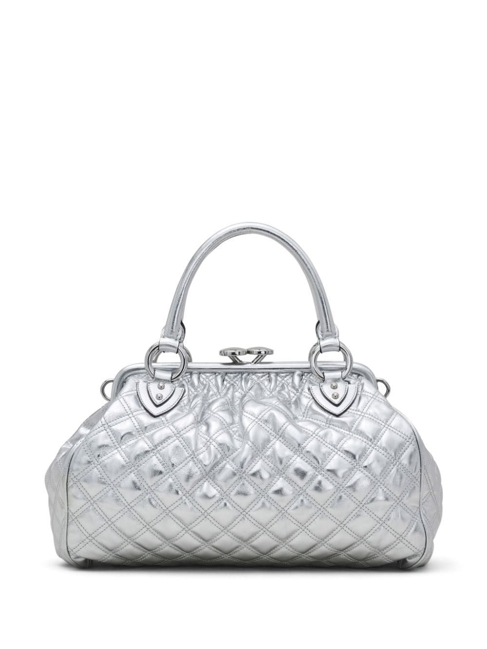 Marc Jacobs Re-Edition Quilted Metallic Leather Stam bag