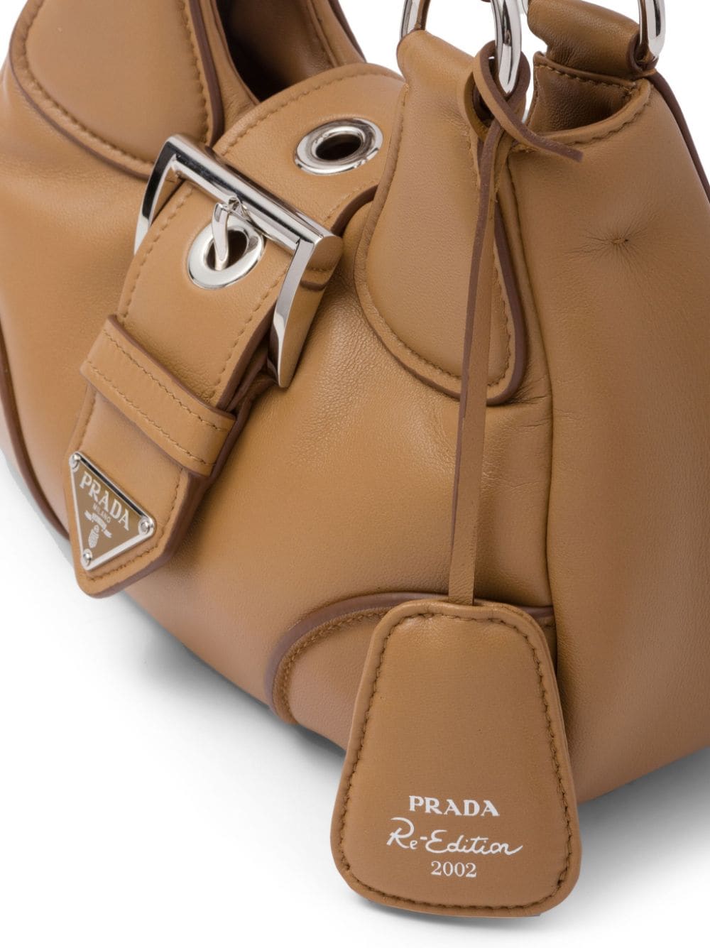 Pra*a moon padded nappa-leather mini bag