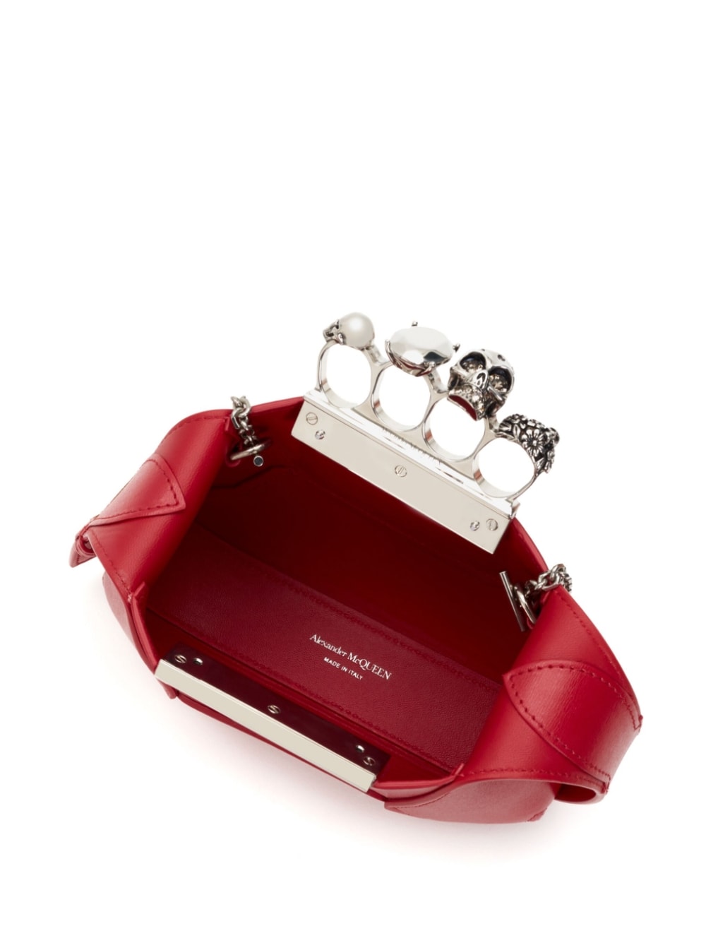Alexander McQueen The Jewelled leather mini bag
