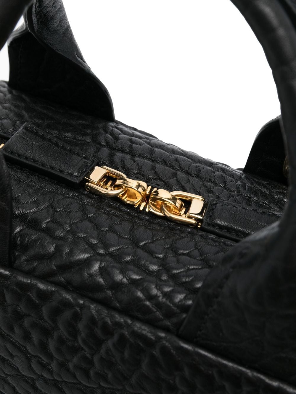 Pra*a grained leather tote bag