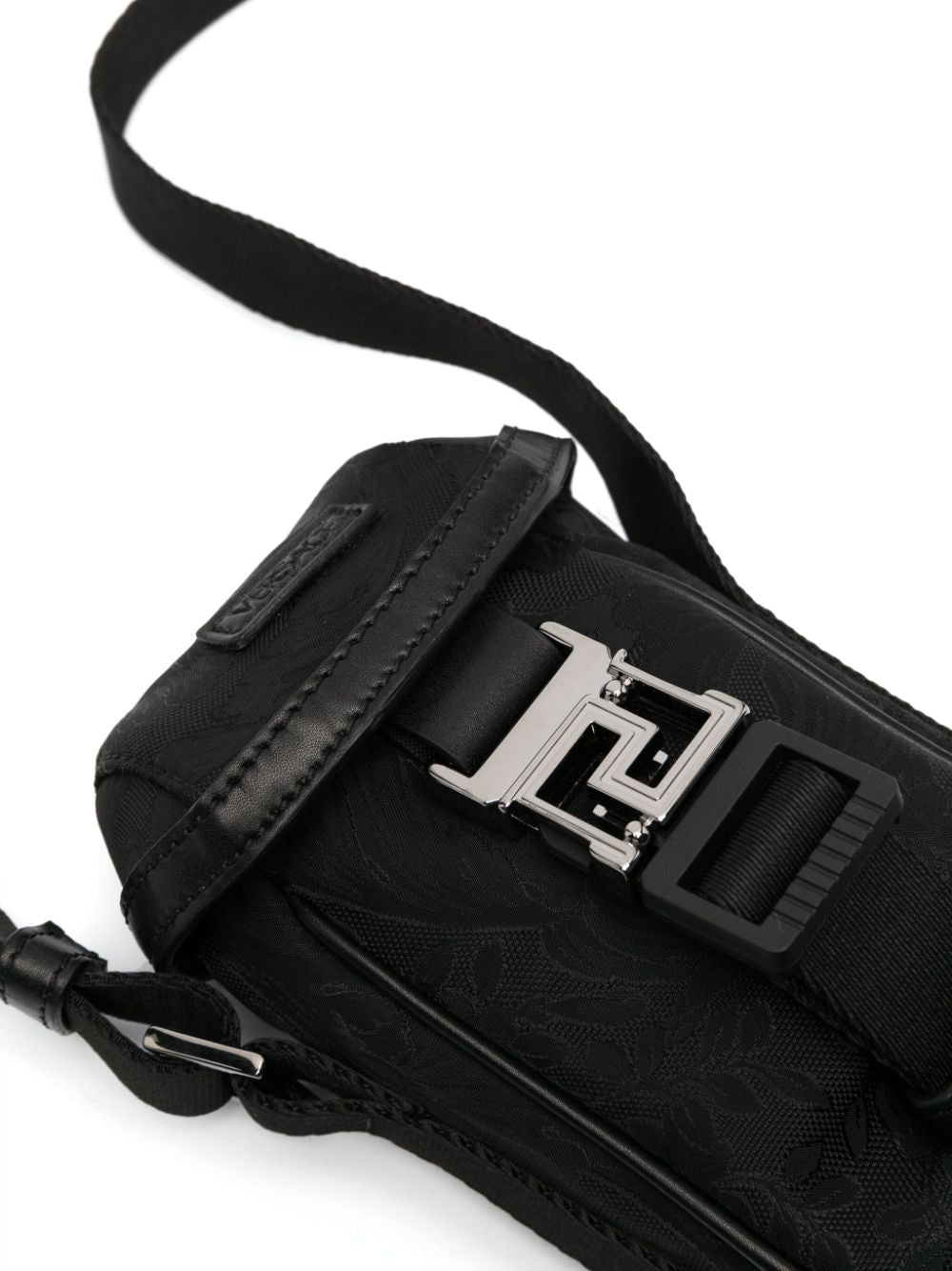 Versace Neo Nylon jacquard messenger bag