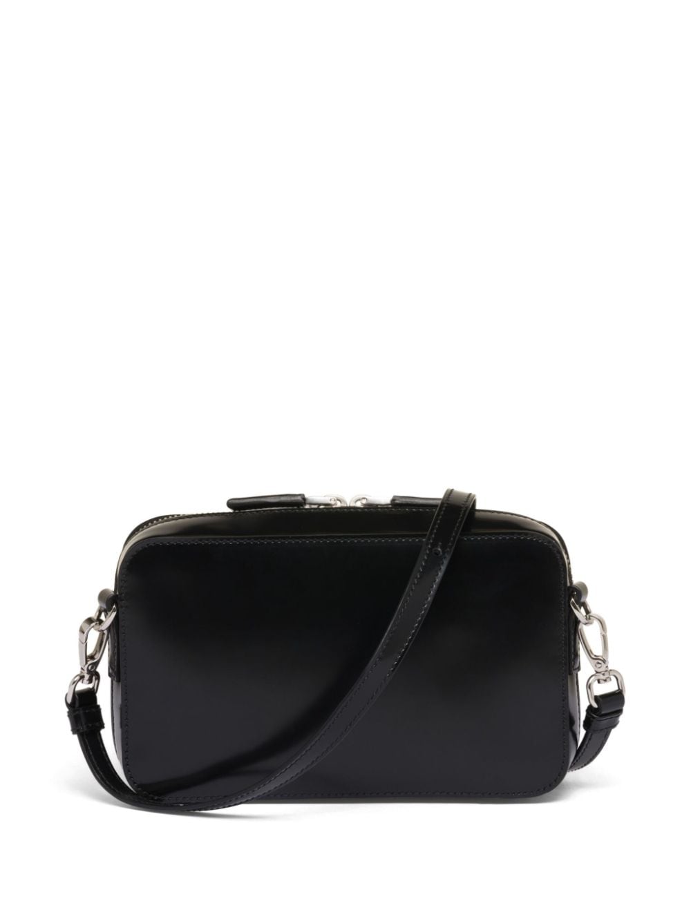 Pra*a small brique brushed crossbody bag