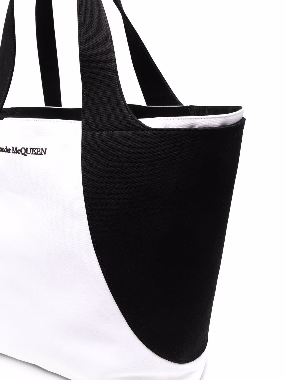 Alexander McQueen colour-block tote bag