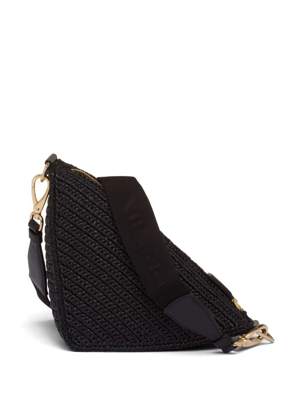 Pra*a triangle crochet shoulder bag