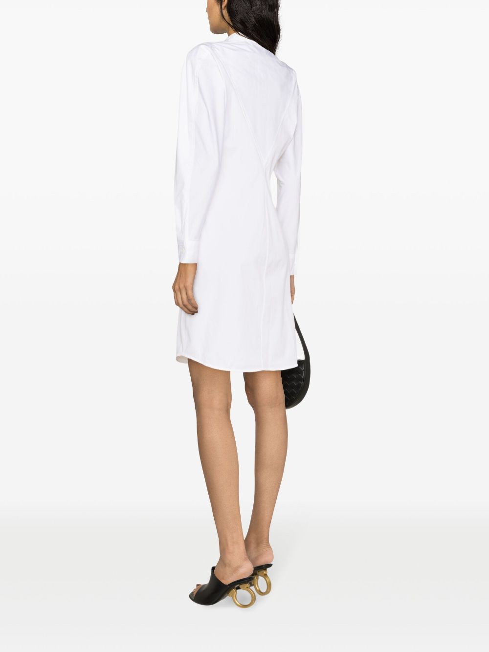 Bo*te*ga ve*ne*ta long-sleeve poplin shirtdress