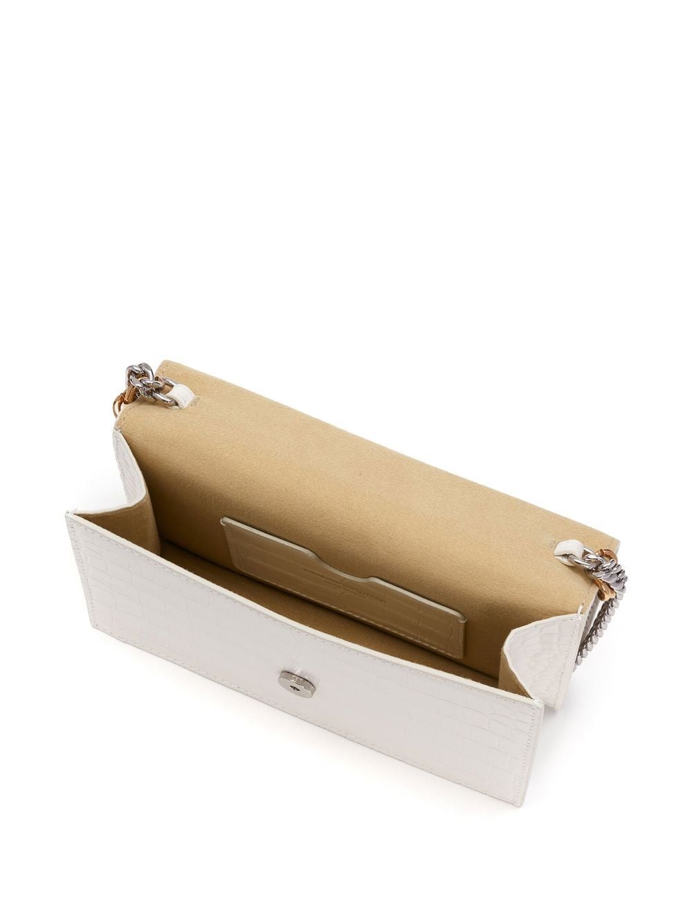 Alexander McQueen leather skull-stud bag