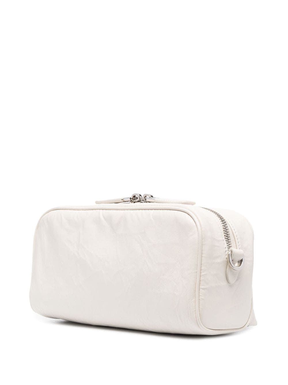 Pra*a logo-plaque leather shoulder bag