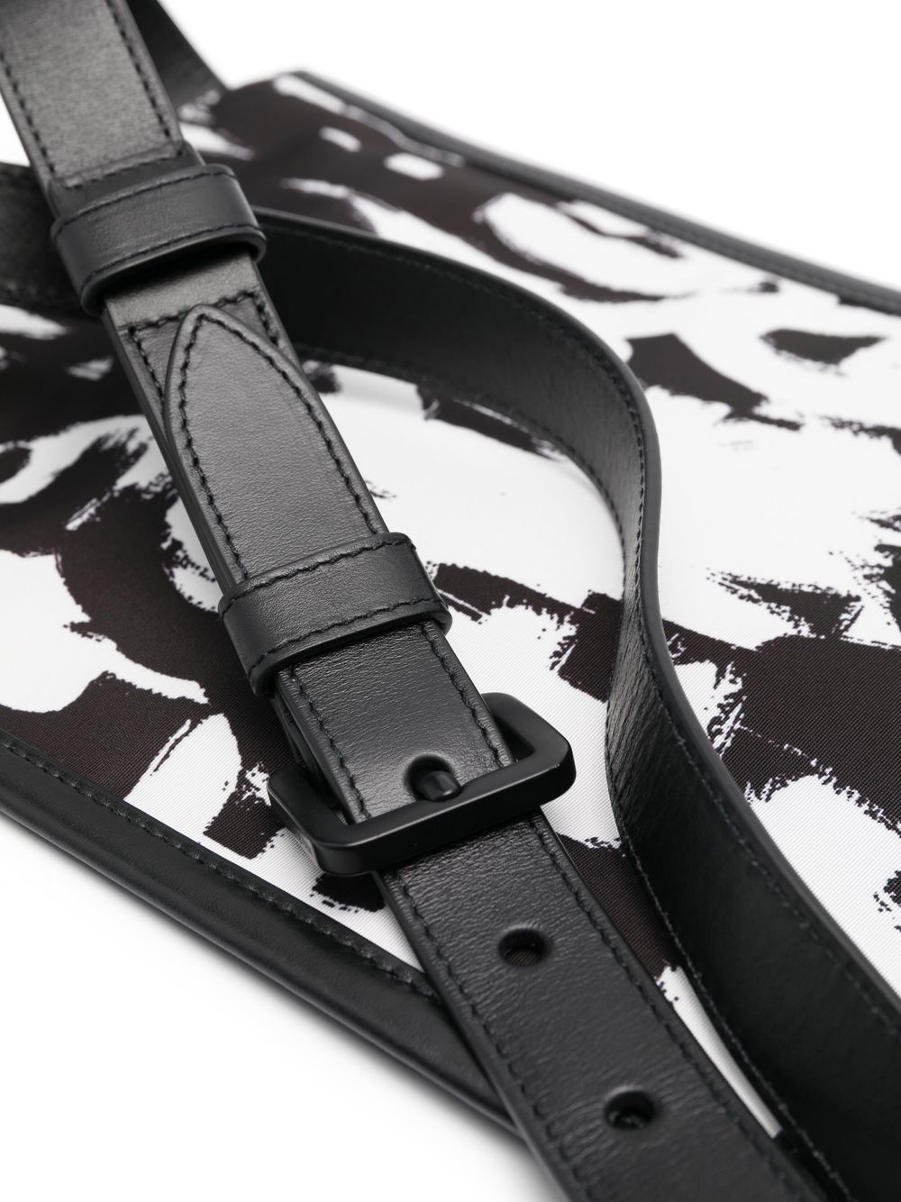 Alexander McQueen graffiti-print shoulder bag