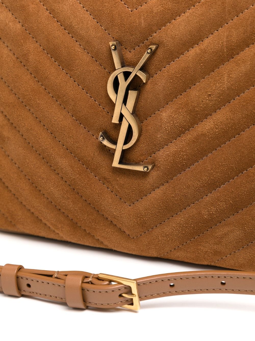 Saint Laurent Lou suede camera bag