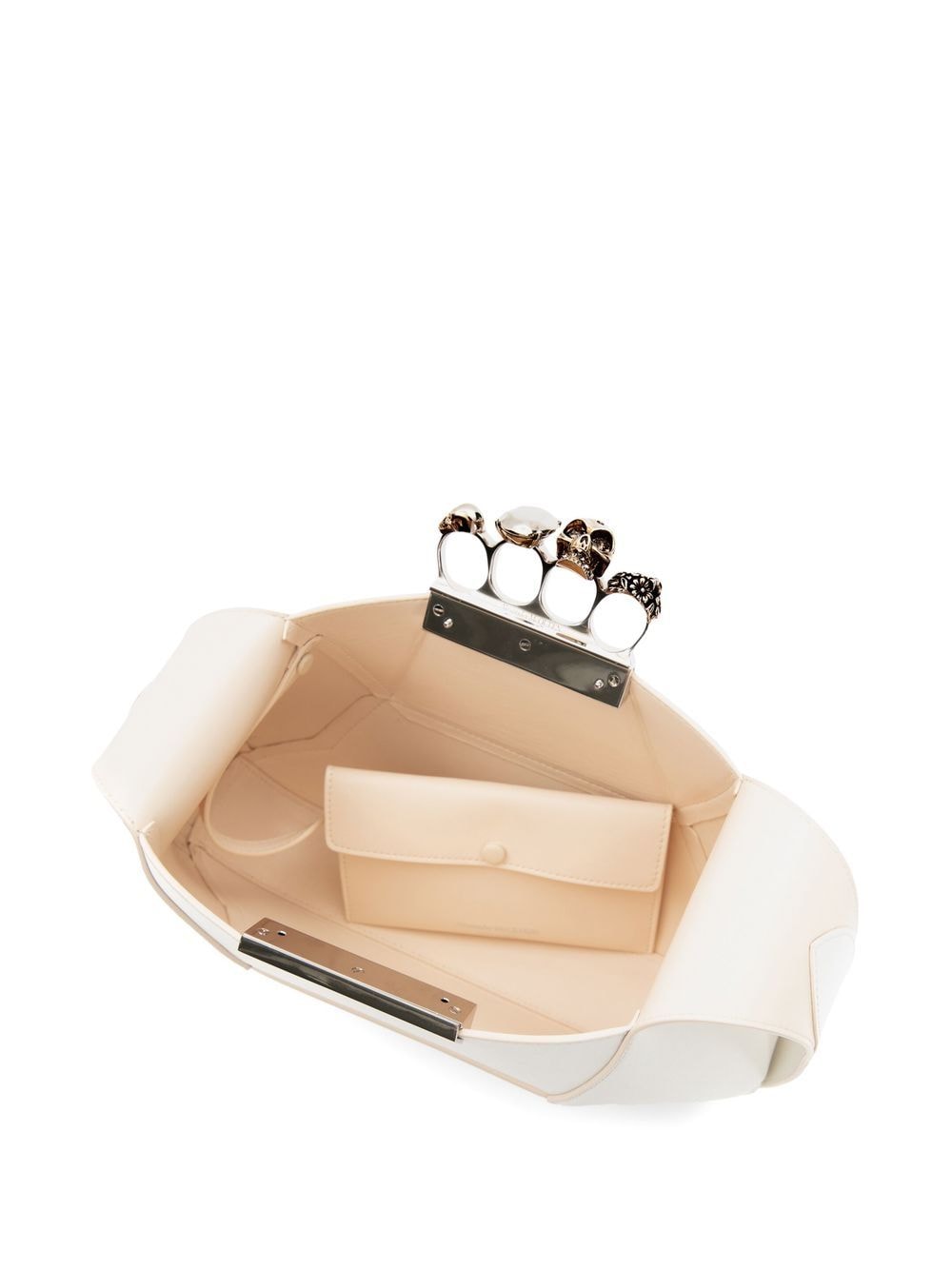 Alexander McQueen Jewelled Hobo leather tote bag