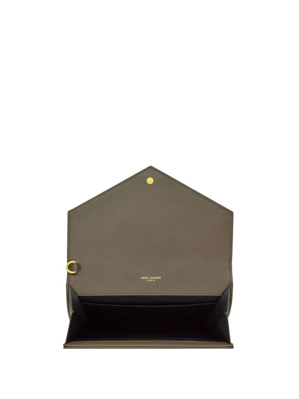 Saint Laurent Cassandre matelassé leather clutch bag