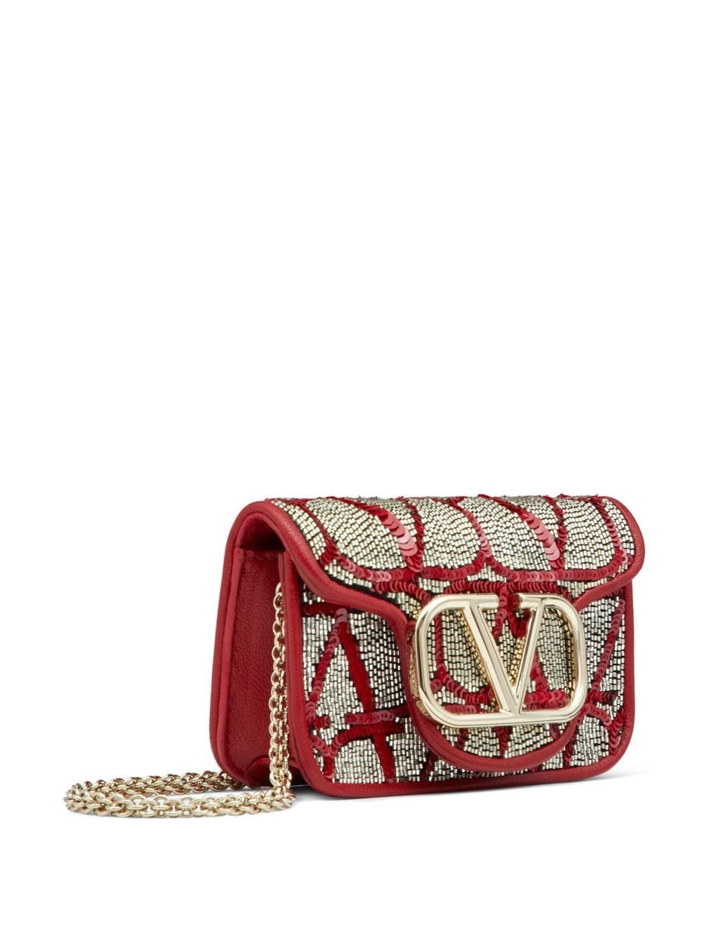 Valentino Garavani VLogo Signature bead-embellished mini bag